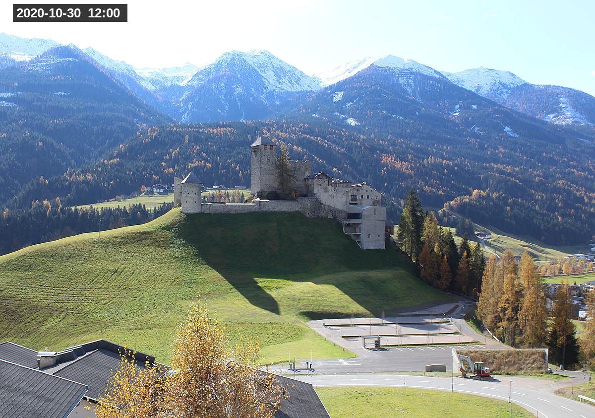 Webcam Burg Heinfels, 2020-10-30 12:00 Uhr