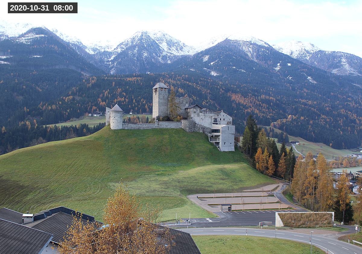 Webcam Burg Heinfels, 2020-10-31 08:00 Uhr