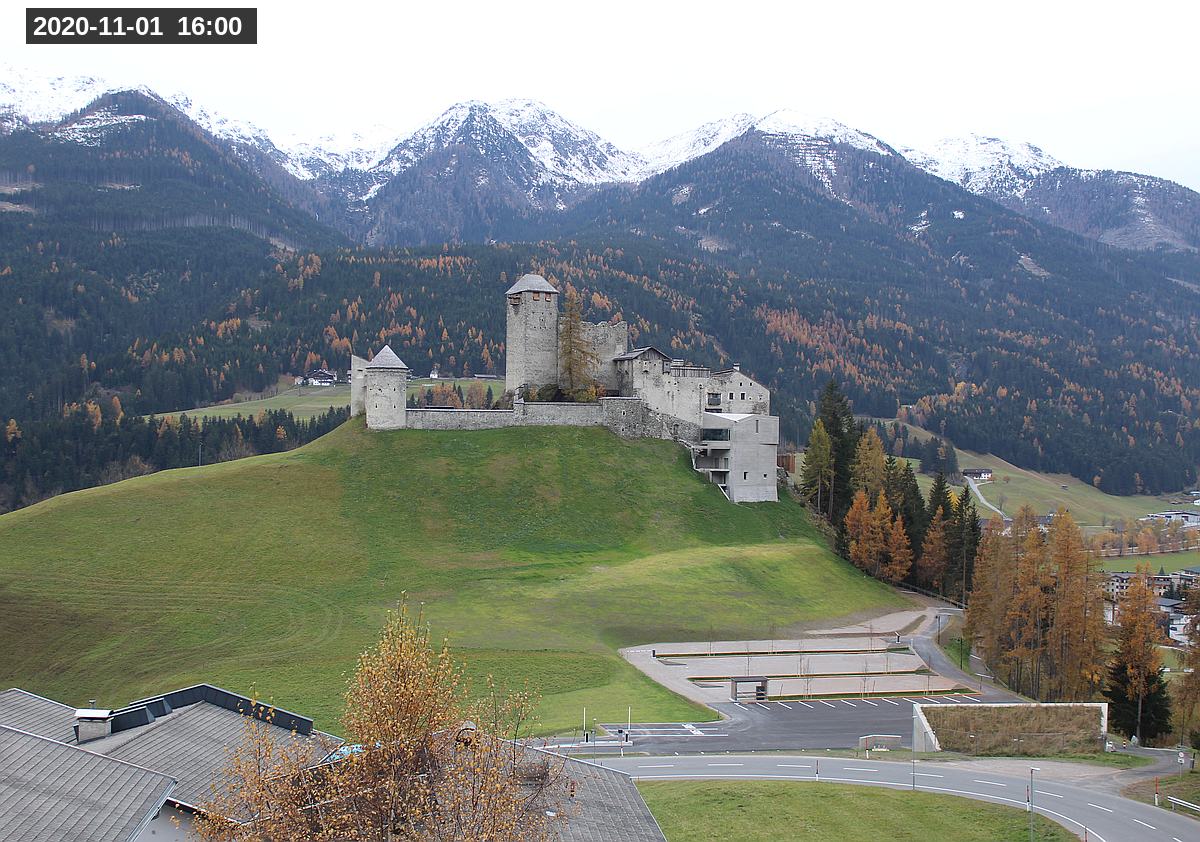 Webcam Burg Heinfels, 2020-11-01 16:00 Uhr