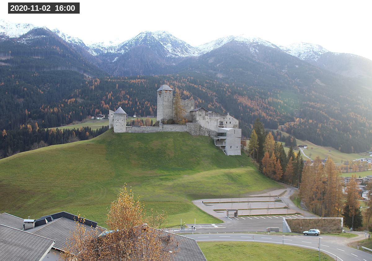 Webcam Burg Heinfels, 2020-11-02 16:00 Uhr