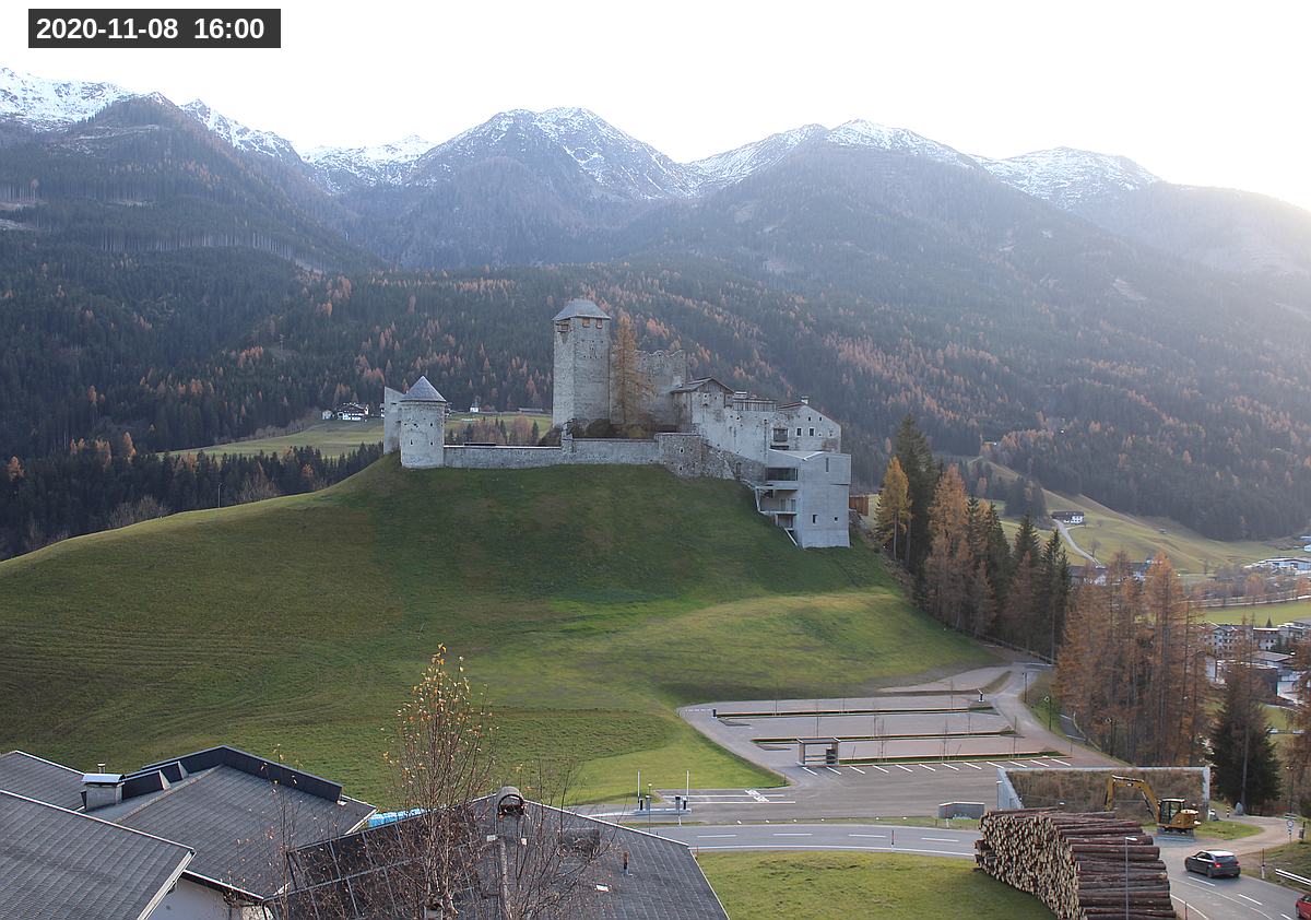 Webcam Burg Heinfels, 2020-11-08 16:00 Uhr