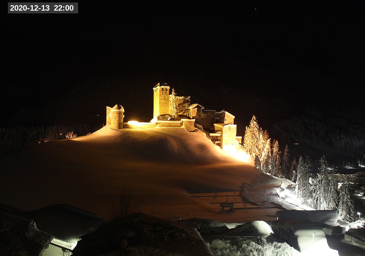 Webcam Burg Heinfels, 2020-12-13 22:00 Uhr