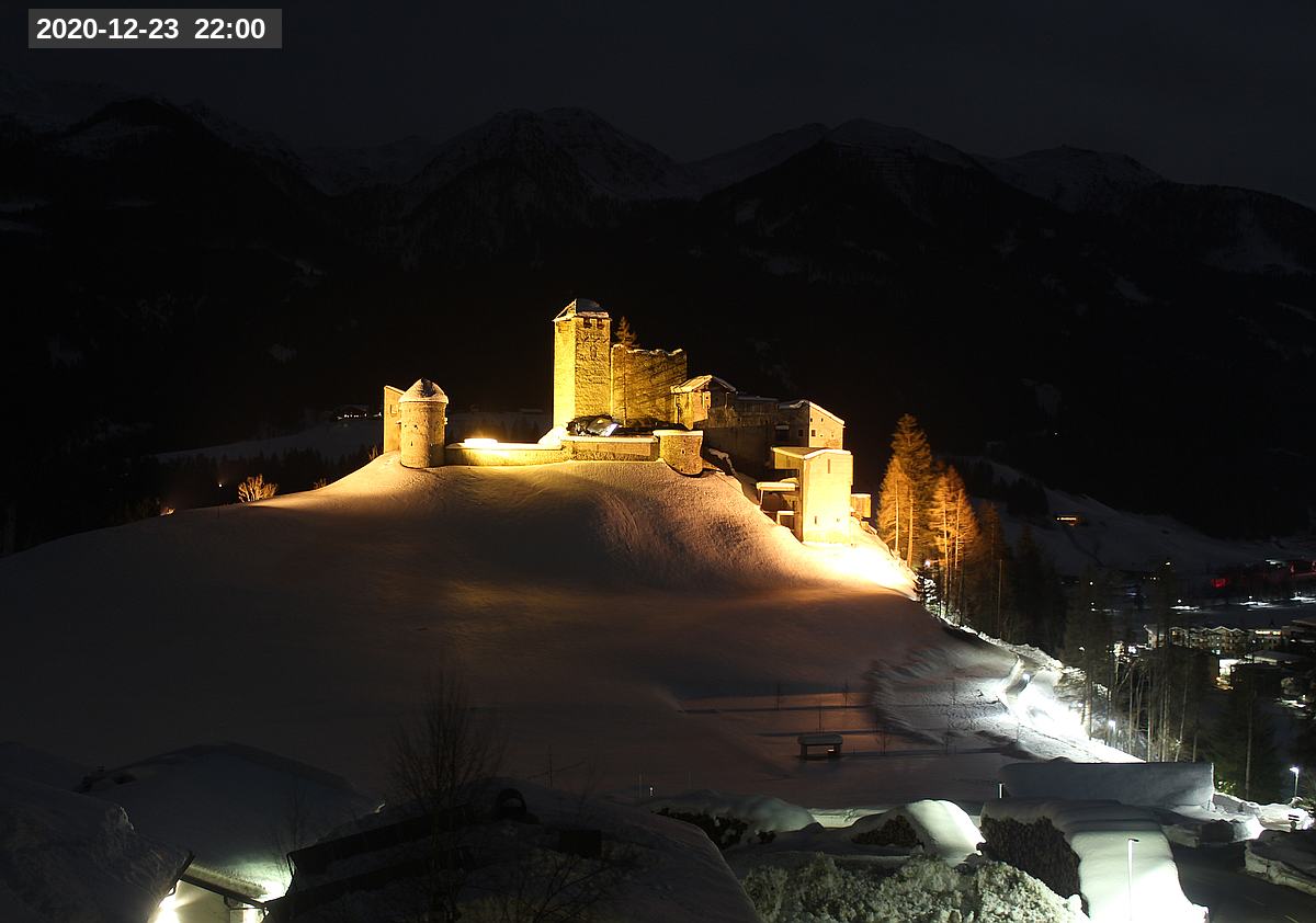 Webcam Burg Heinfels, 2020-12-23 22:00 Uhr