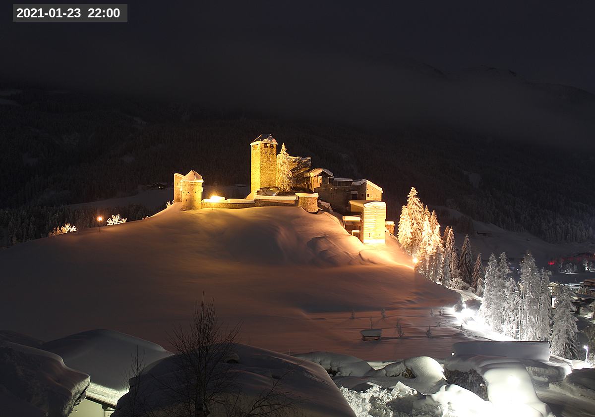 Webcam Burg Heinfels, 2021-01-23 22:00 Uhr