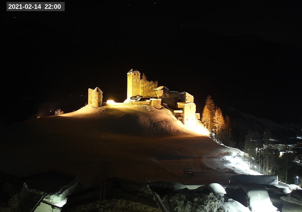 Webcam Burg Heinfels, 2021-02-14 22:00 Uhr