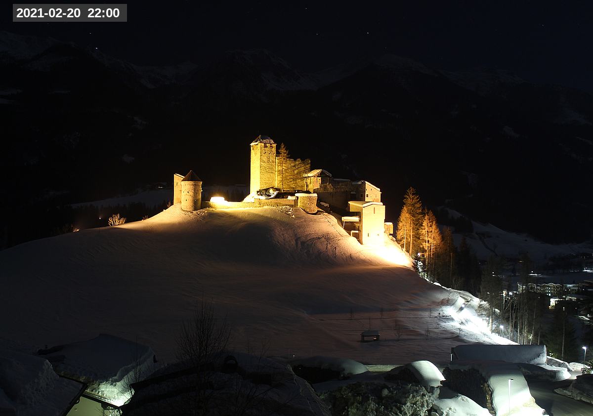 Webcam Burg Heinfels, 2021-02-20 22:00 Uhr