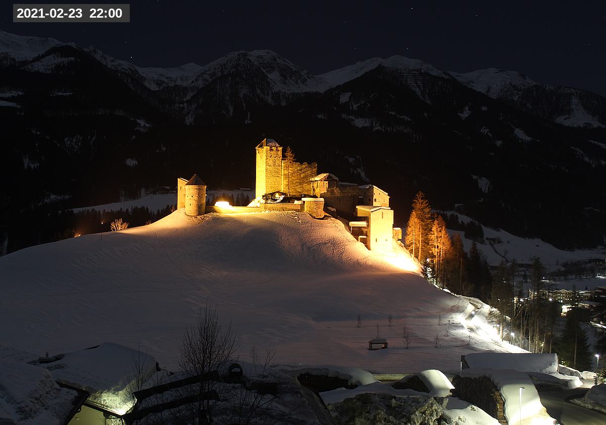 Webcam Burg Heinfels, 2021-02-23 22:00 Uhr