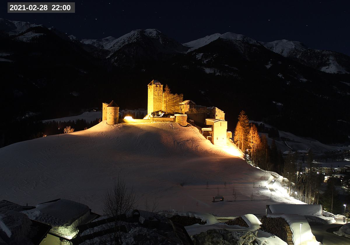 Webcam Burg Heinfels, 2021-02-28 22:00 Uhr