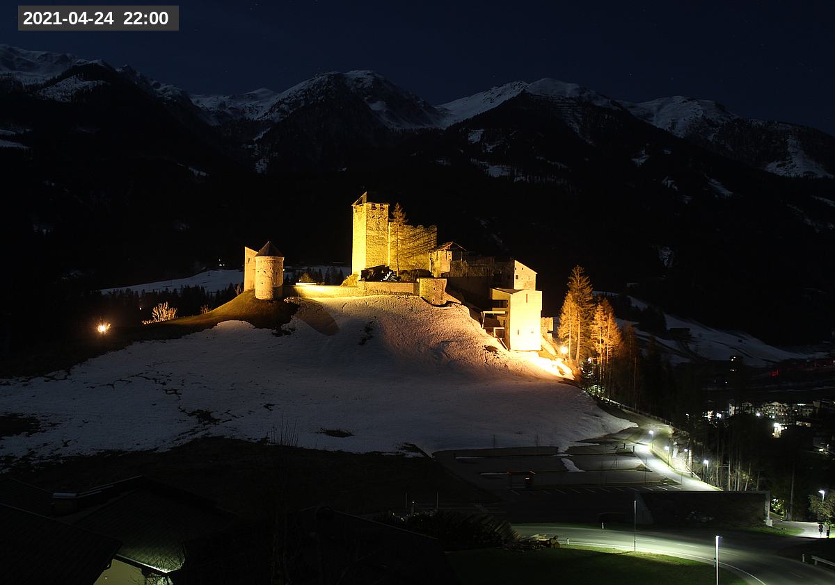 Webcam Burg Heinfels, 2021-04-24 22:00 Uhr