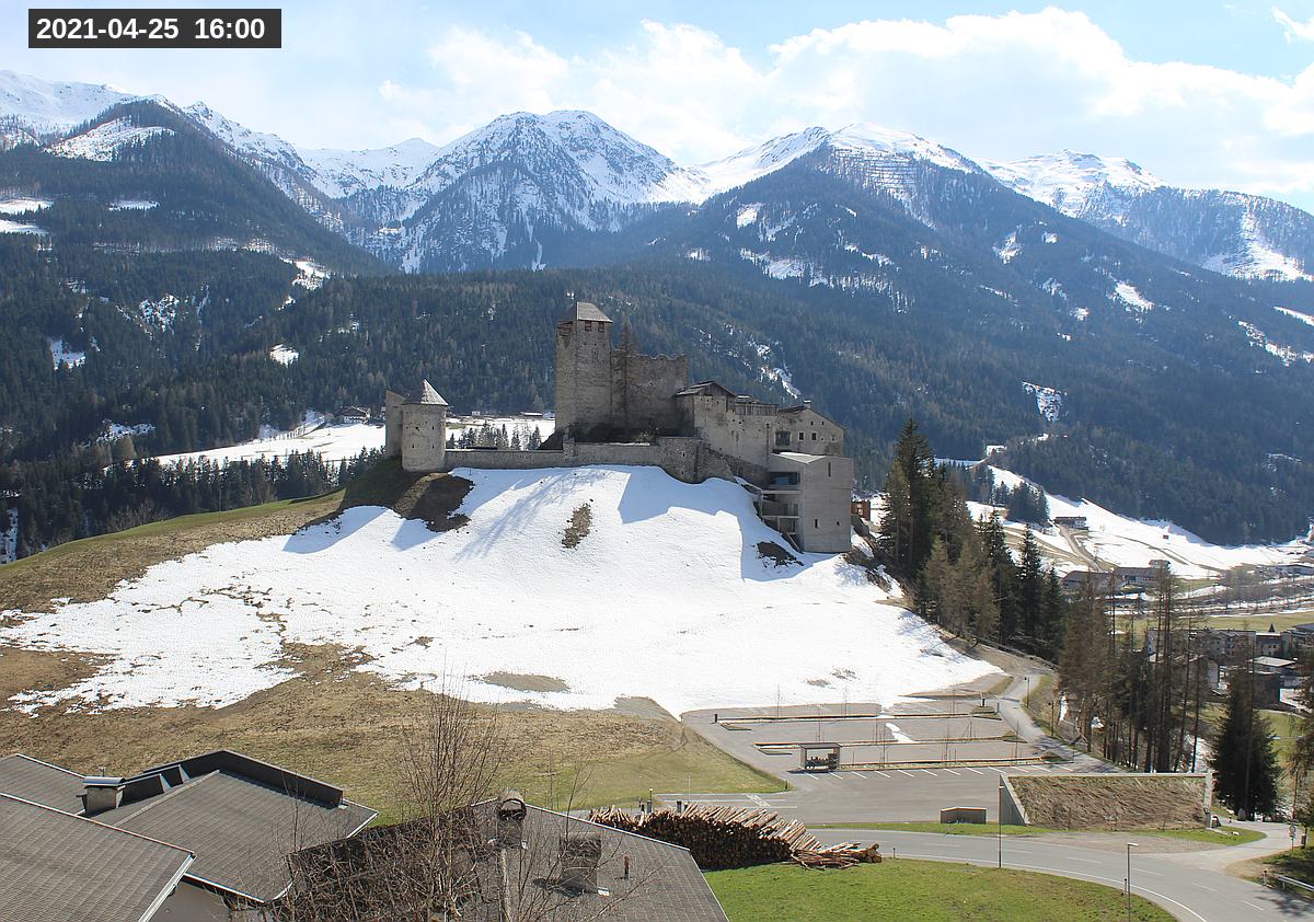 Webcam Burg Heinfels, 2021-04-25 16:00 Uhr