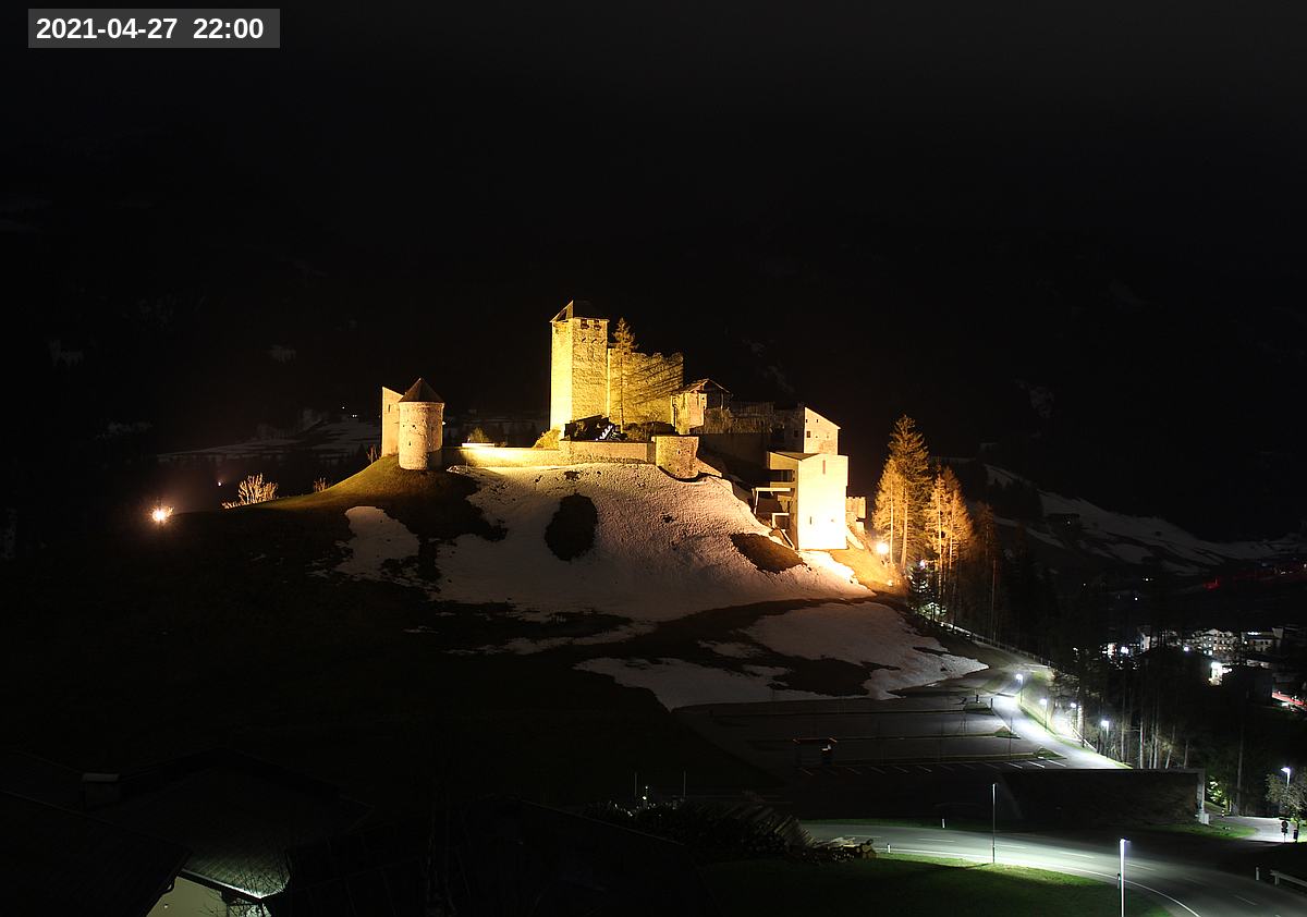 Webcam Burg Heinfels, 2021-04-27 22:00 Uhr
