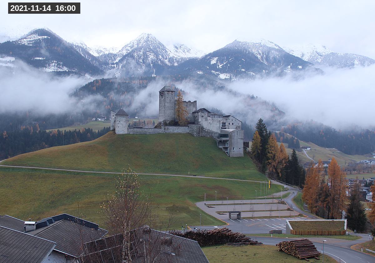 Webcam Burg Heinfels, 2021-11-14 16:00 Uhr