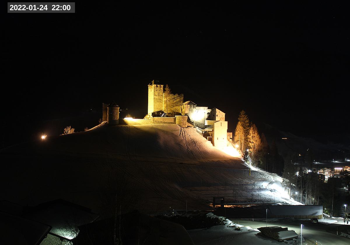 Webcam Burg Heinfels, 2022-01-24 22:00 Uhr