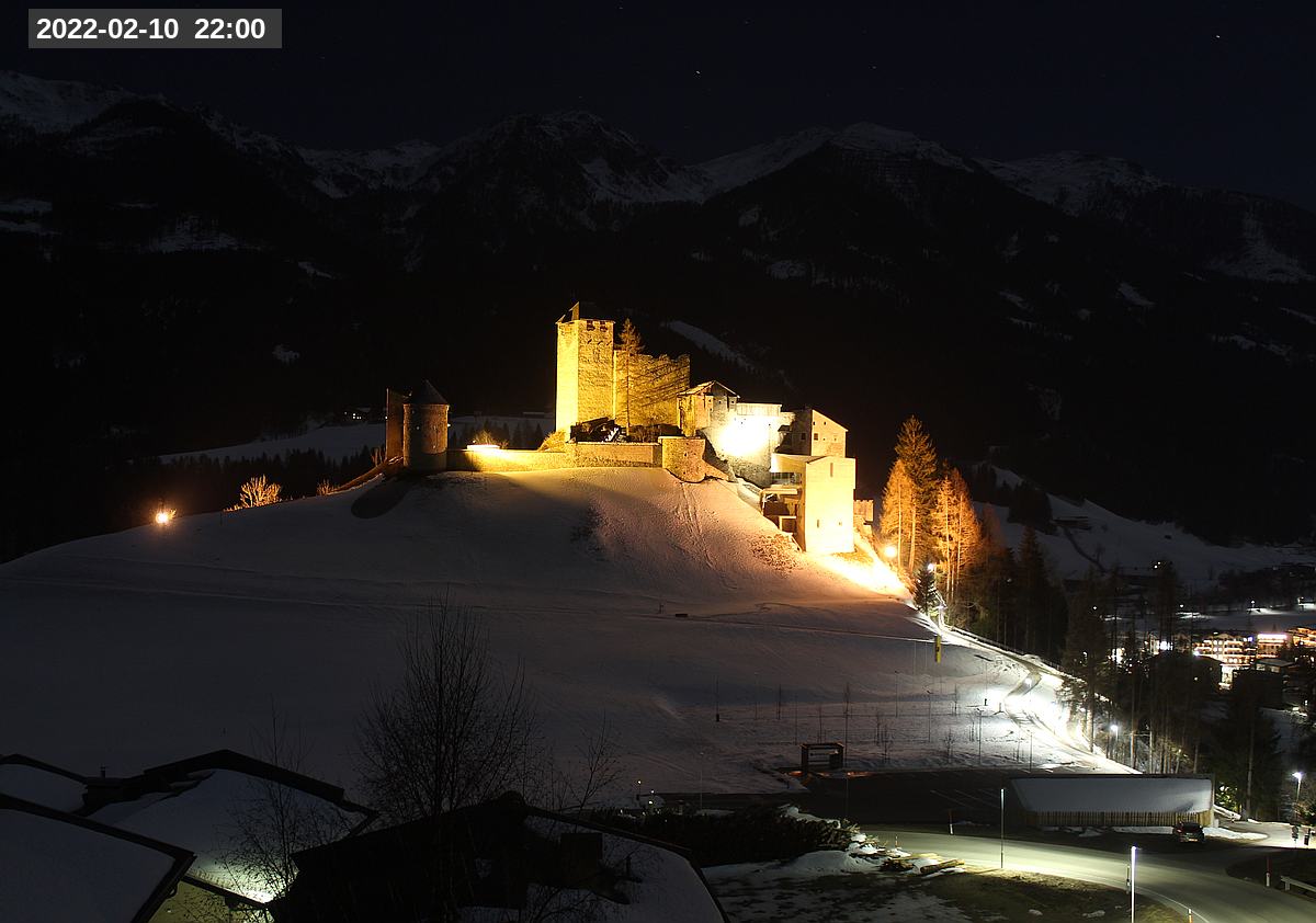 Webcam Burg Heinfels, 2022-02-10 22:00 Uhr