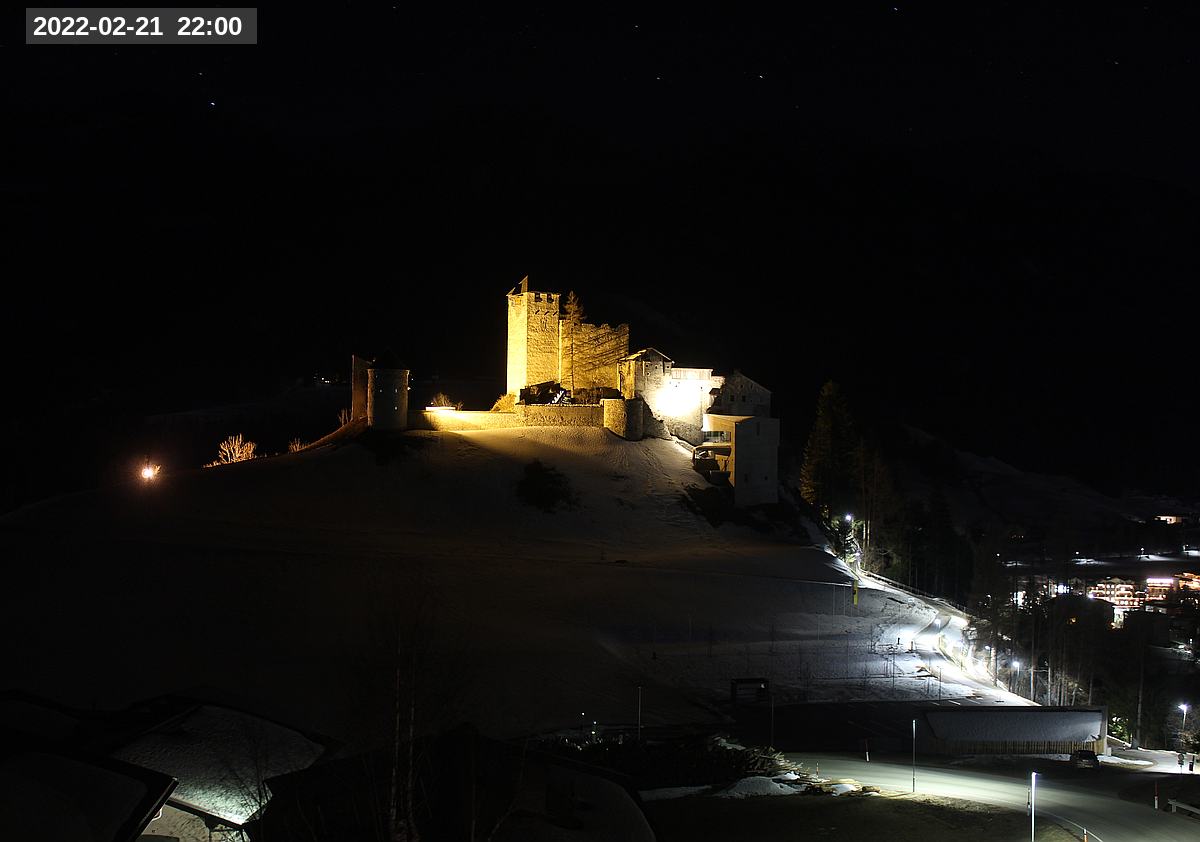 Webcam Burg Heinfels, 2022-02-21 22:00 Uhr