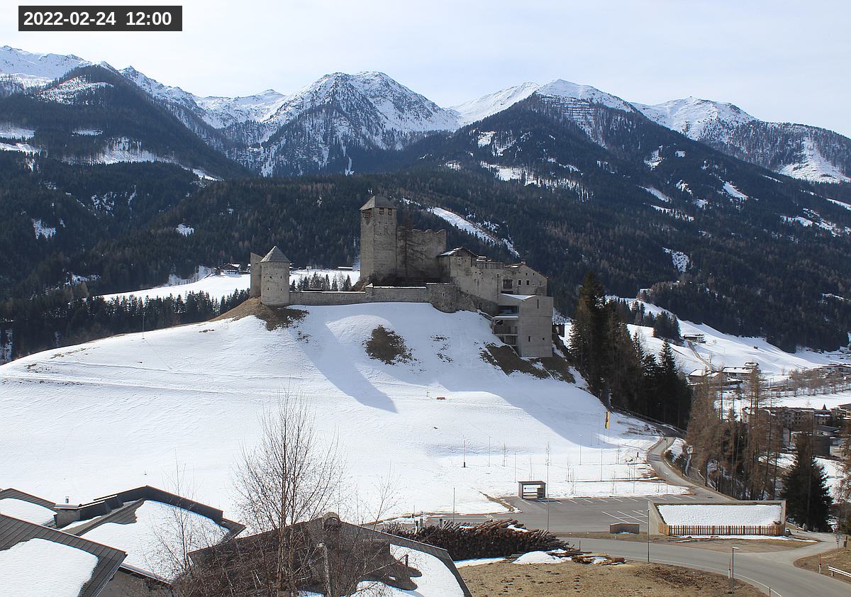 Webcam Burg Heinfels, 2022-02-24 12:00 Uhr