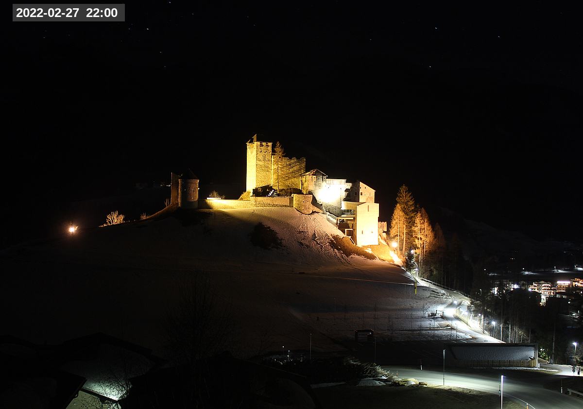 Webcam Burg Heinfels, 2022-02-27 22:00 Uhr
