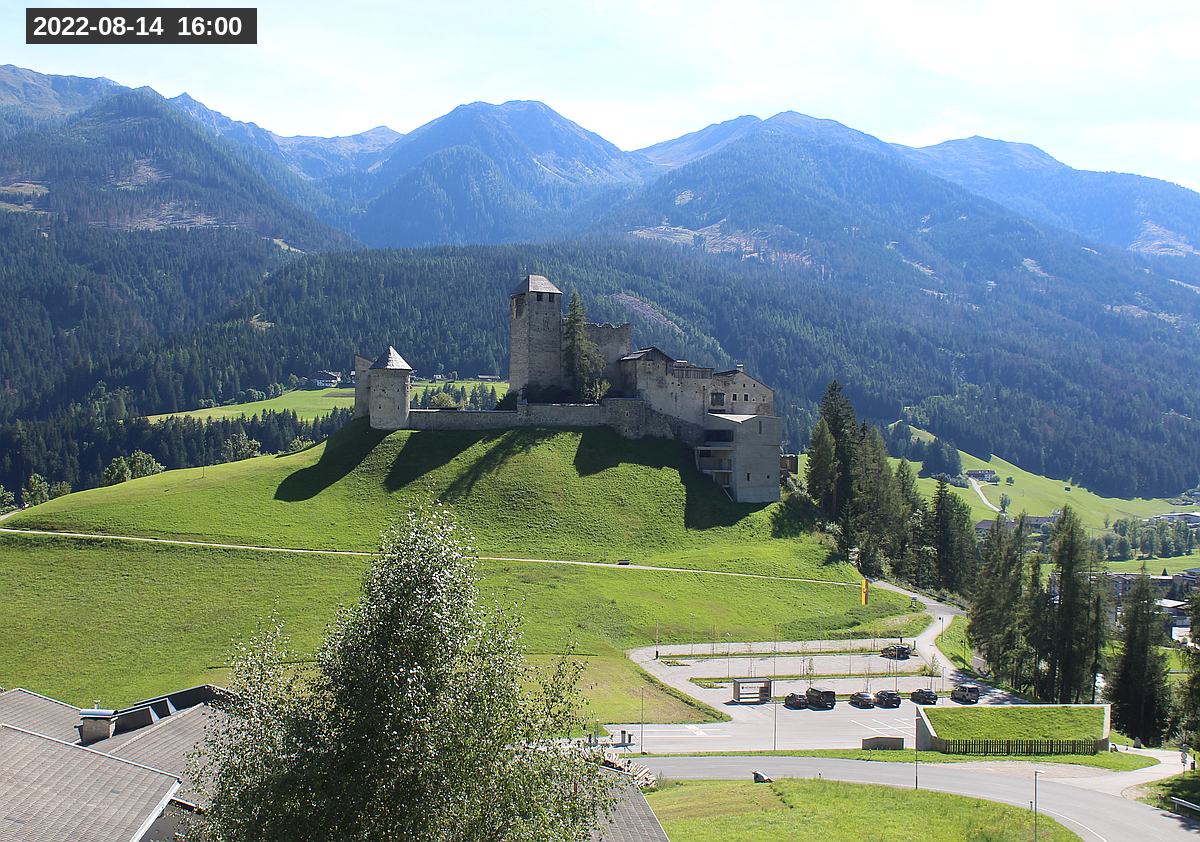 Webcam Burg Heinfels, 2022-08-14 16:00 Uhr