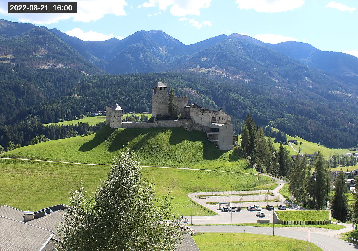 Webcam Burg Heinfels, 2022-08-21 16:00 Uhr
