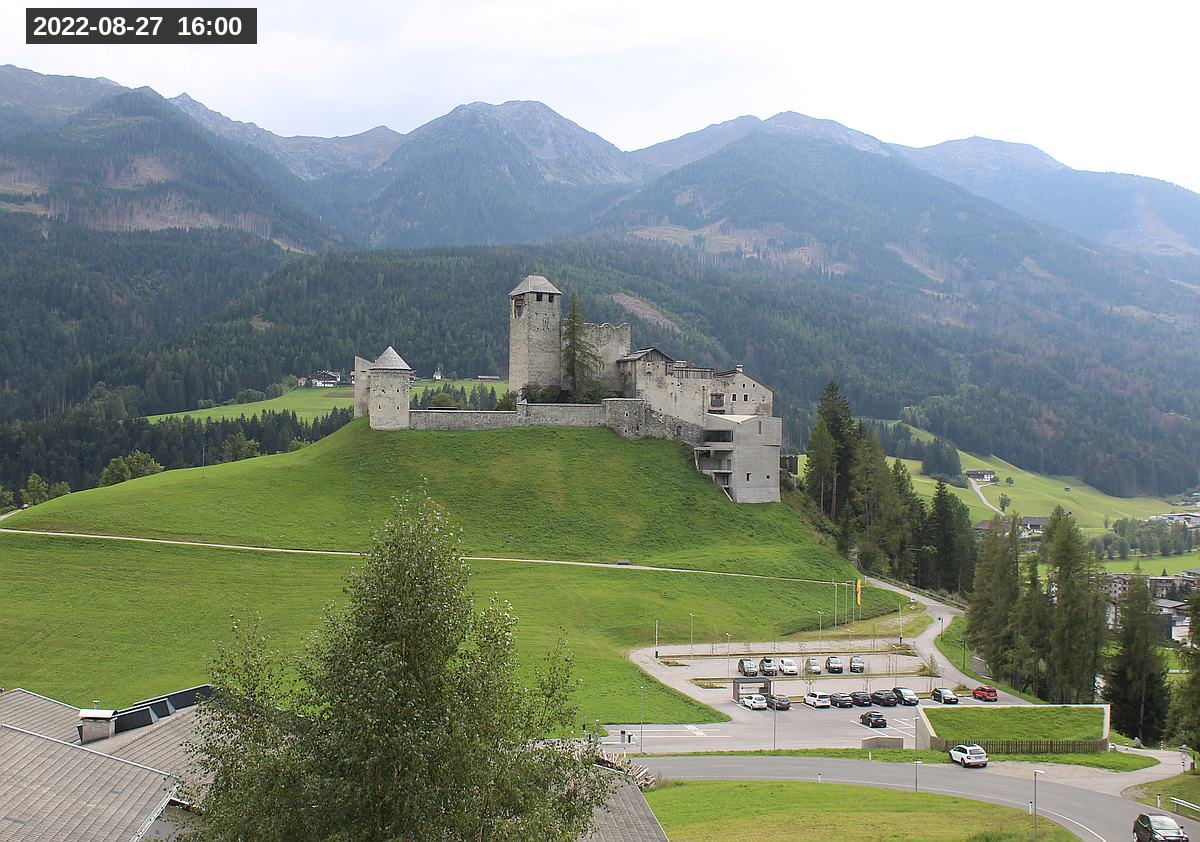 Webcam Burg Heinfels, 2022-08-27 16:00 Uhr