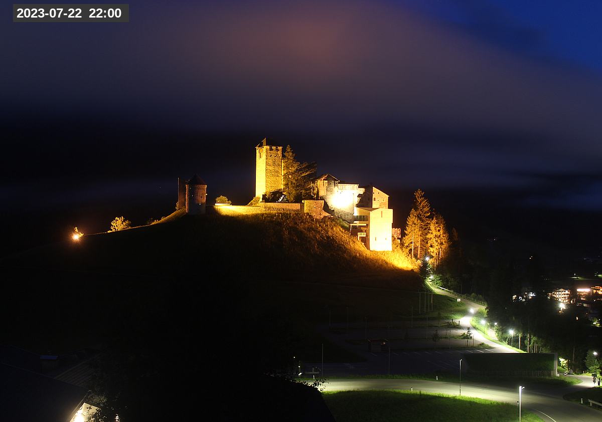 Webcam Burg Heinfels, 2023-07-22 22:00 Uhr