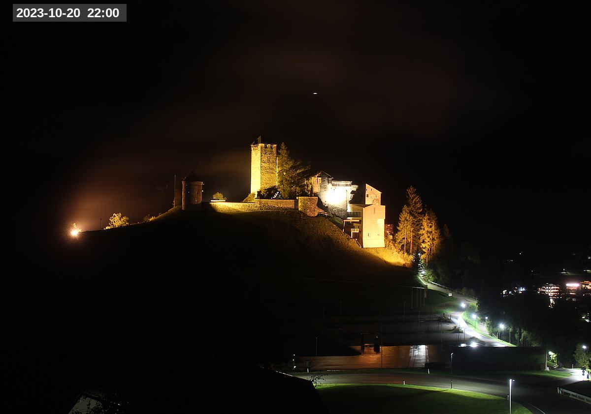 Webcam Burg Heinfels, 2023-10-20 22:00 Uhr