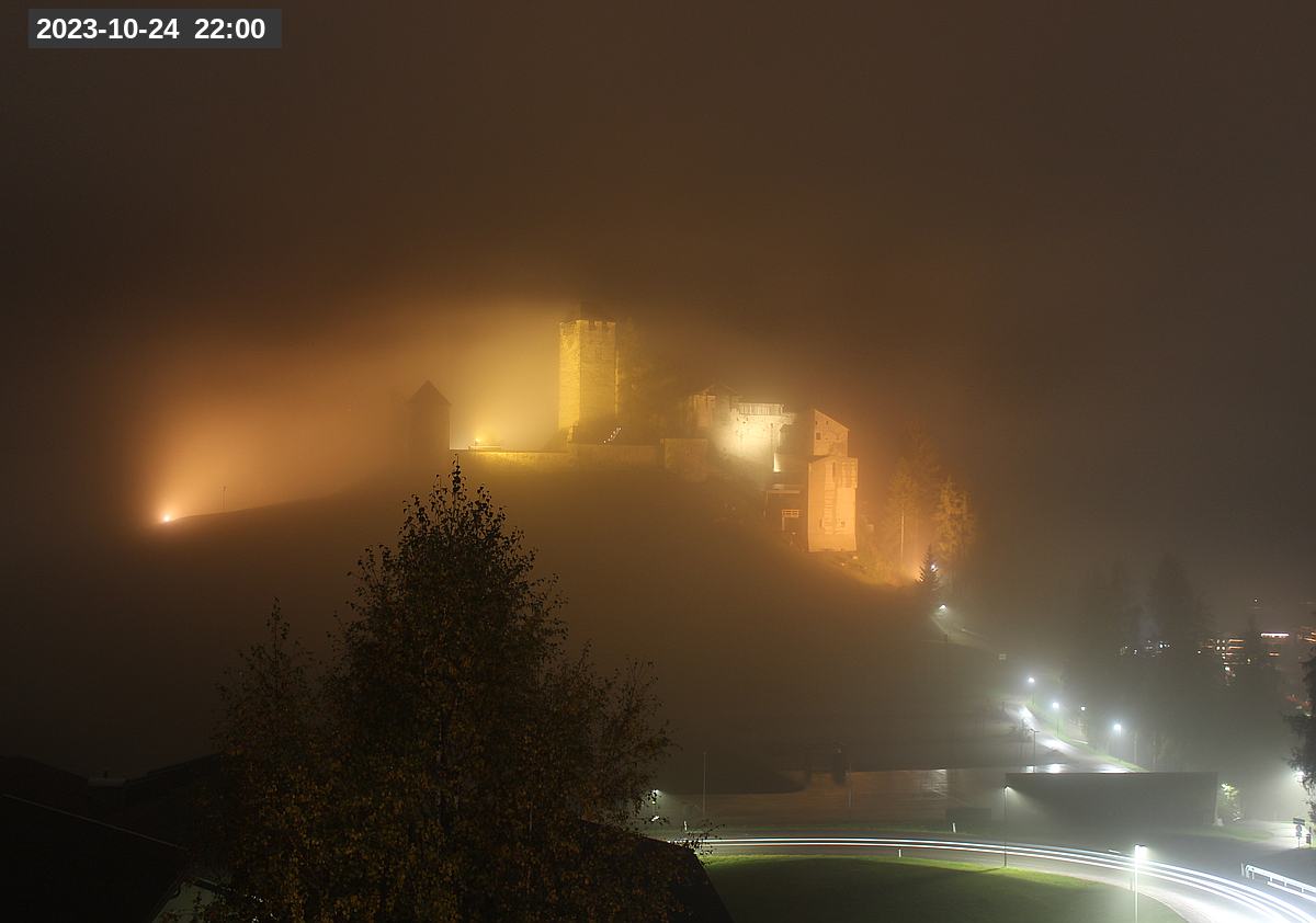 Webcam Burg Heinfels, 2023-10-24 22:00 Uhr