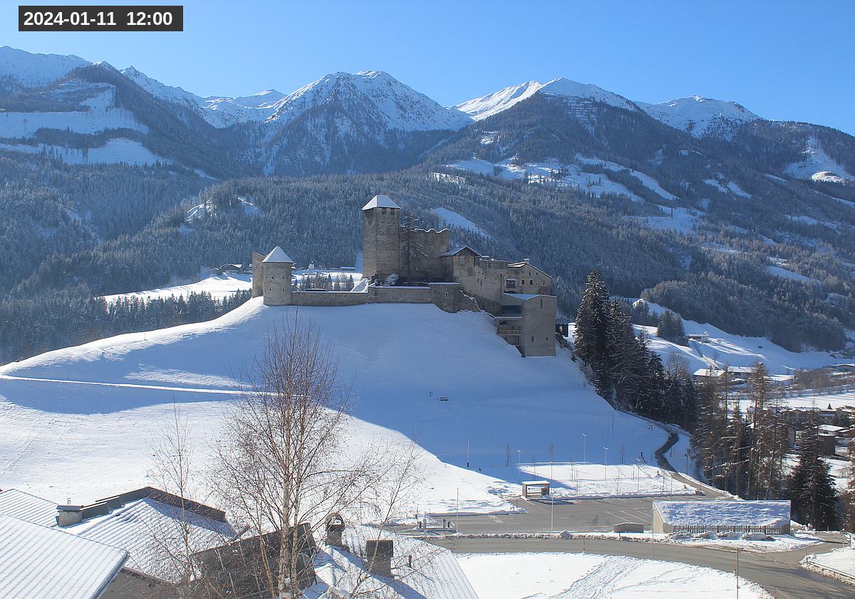Webcam Burg Heinfels, 2024-01-11 12:00 Uhr
