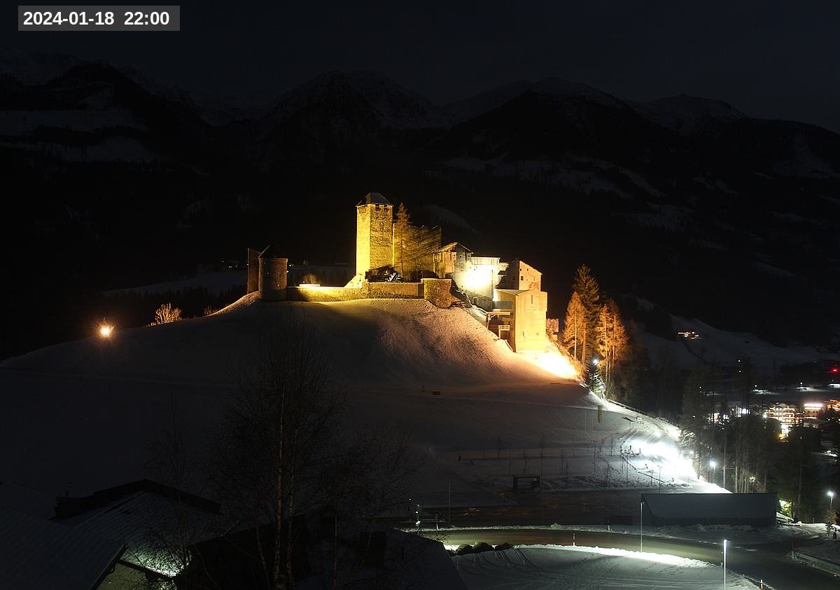 Webcam Burg Heinfels, 2024-01-18 22:00 Uhr