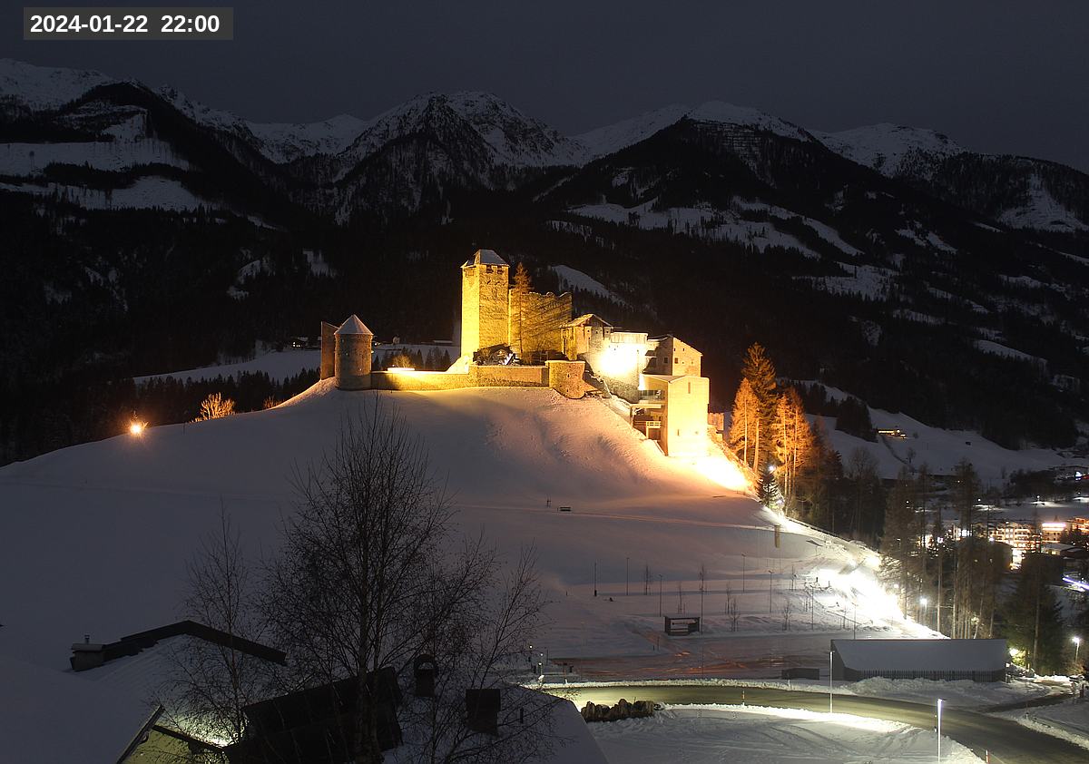 Webcam Burg Heinfels, 2024-01-22 22:00 Uhr