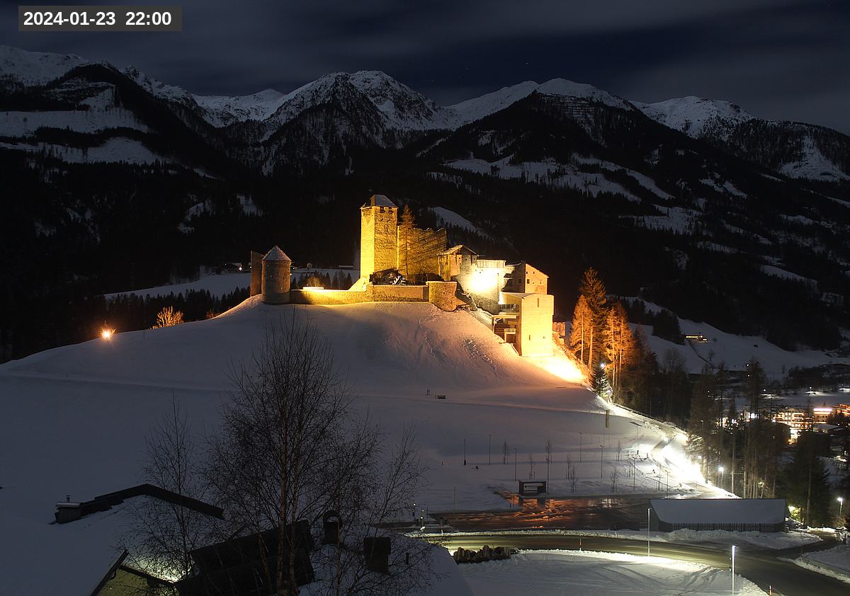 Webcam Burg Heinfels, 2024-01-23 22:00 Uhr
