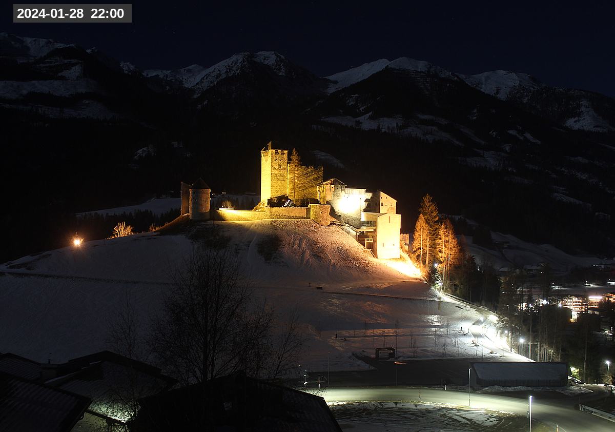 Webcam Burg Heinfels, 2024-01-28 22:00 Uhr