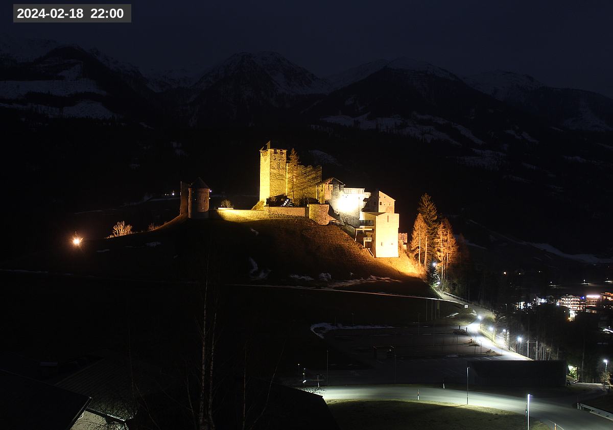 Webcam Burg Heinfels, 2024-02-18 22:00 Uhr