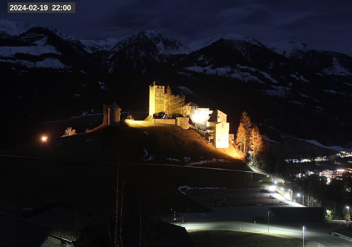 Webcam Burg Heinfels, 2024-02-19 22:00 Uhr