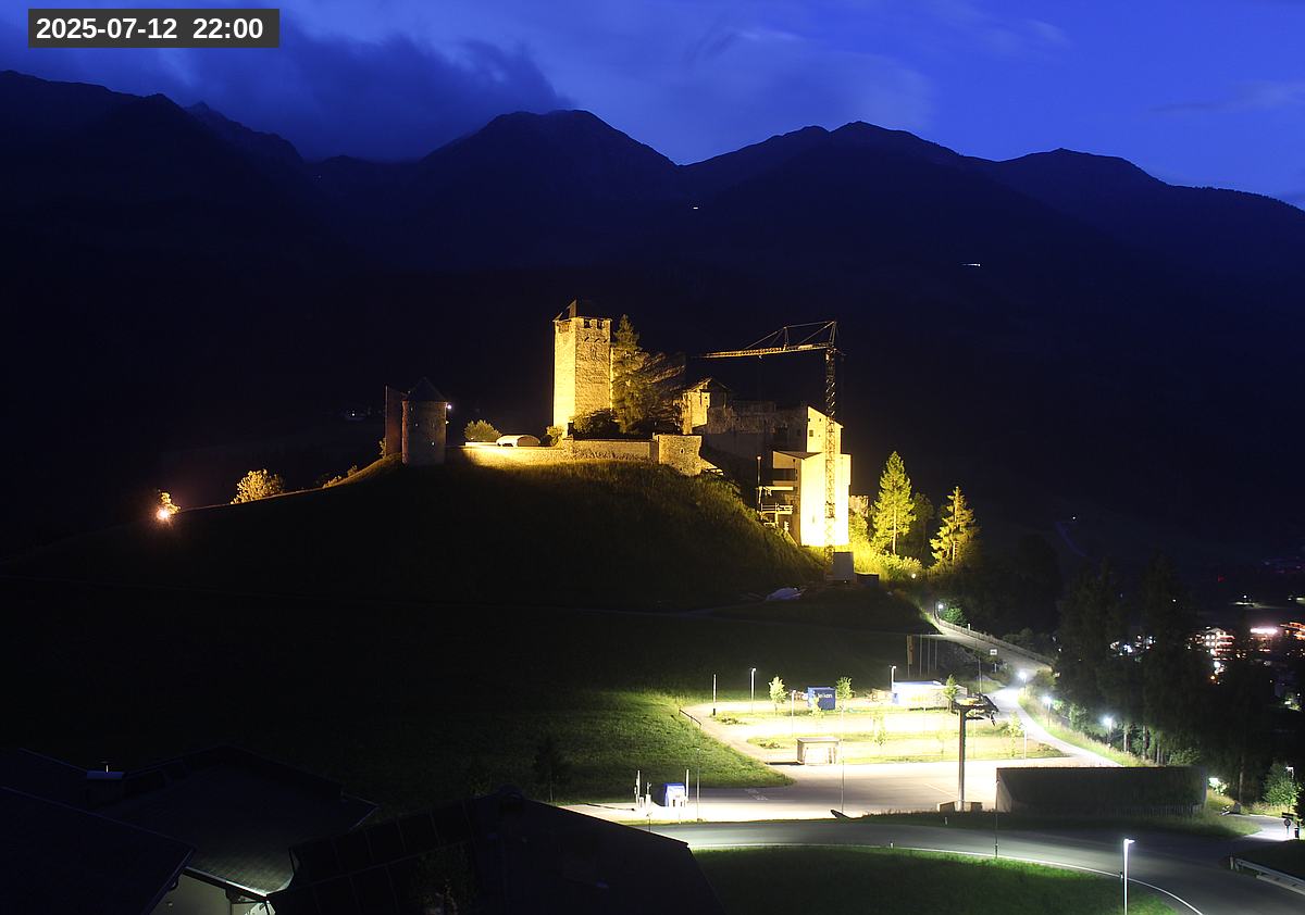 Webcam Burg Heinfels, 2025-07-12 22:00 Uhr