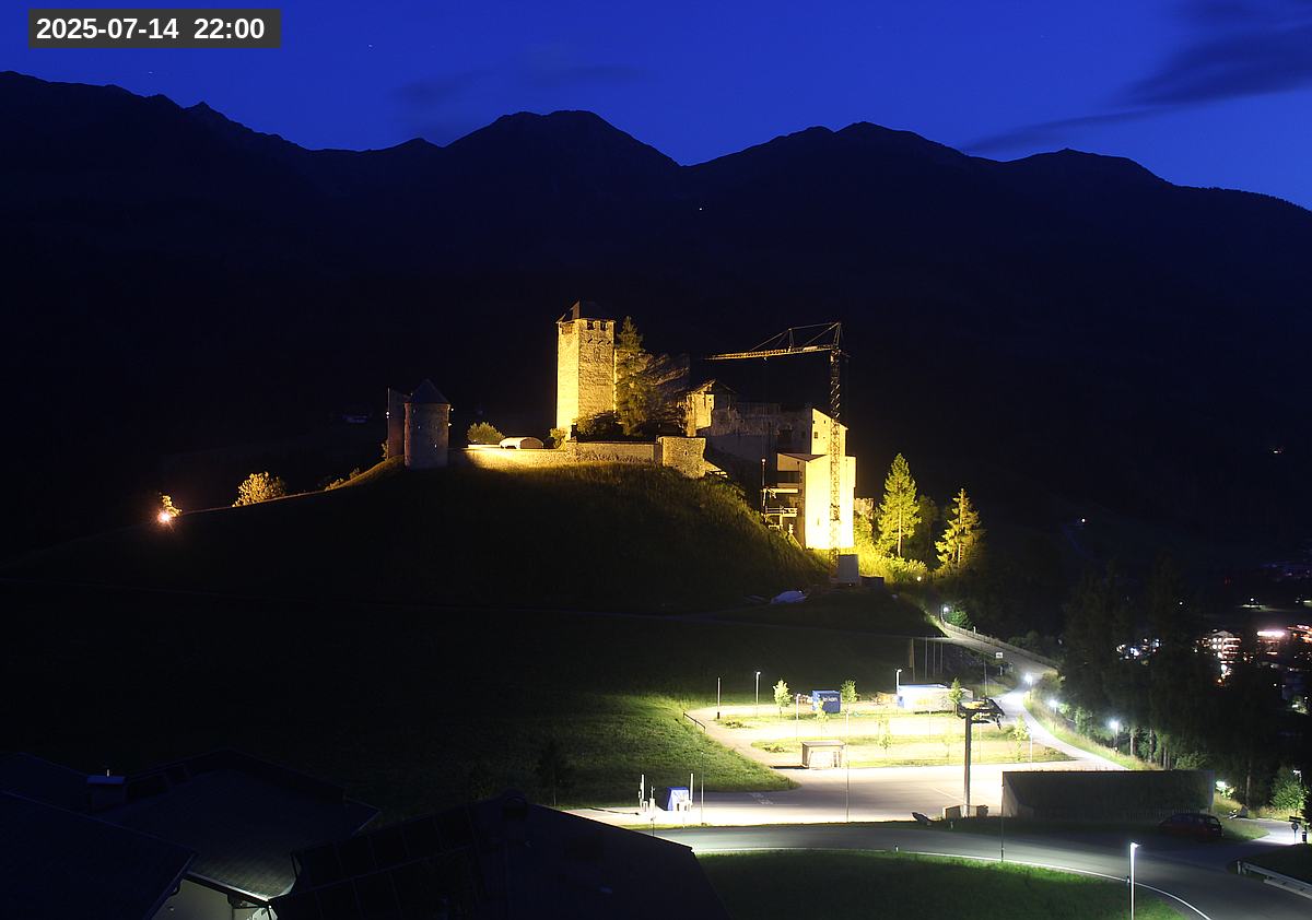 Webcam Burg Heinfels, 2025-07-14 22:00 Uhr