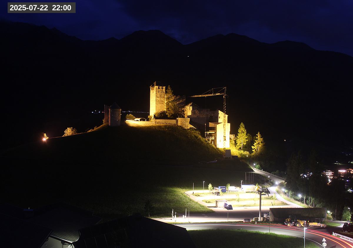 Webcam Burg Heinfels, 2025-07-22 22:00 Uhr