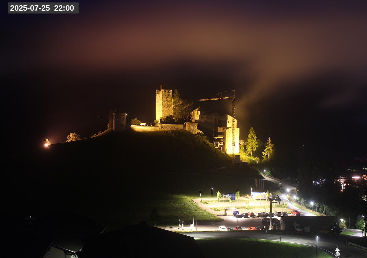 Webcam Burg Heinfels, 2025-07-25 22:00 Uhr
