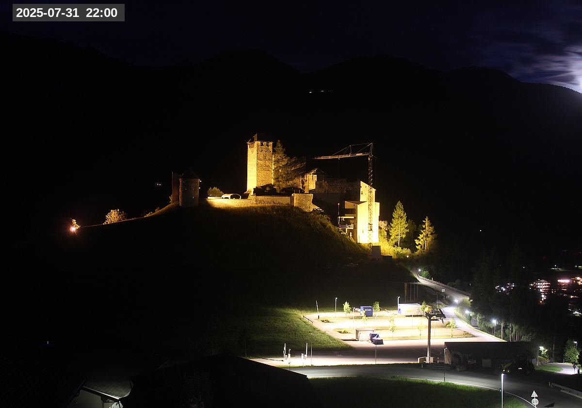 Webcam Burg Heinfels, 2025-07-31 22:00 Uhr