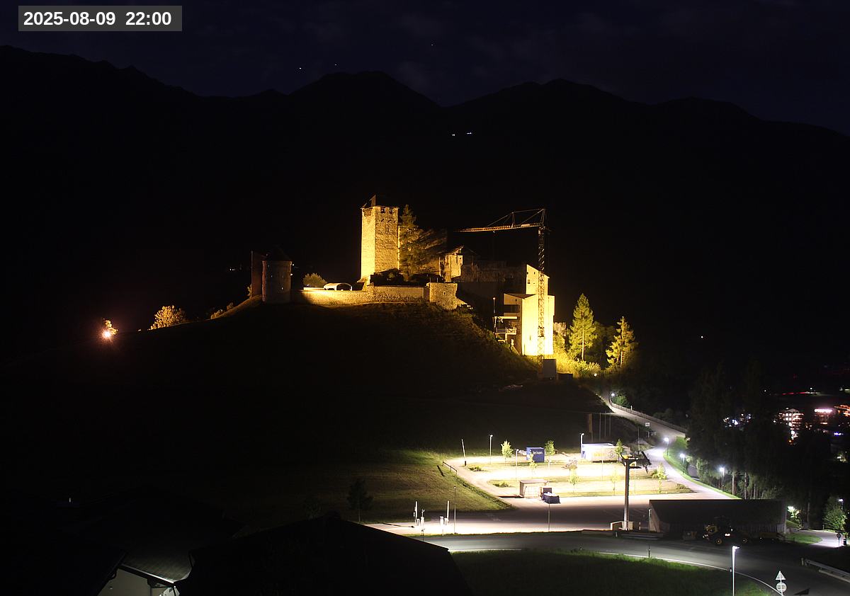 Webcam Burg Heinfels, 2025-08-09 22:00 Uhr