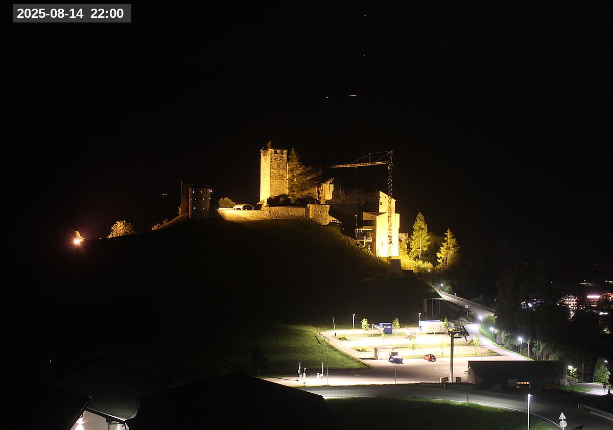 Webcam Burg Heinfels, 2025-08-14 22:00 Uhr