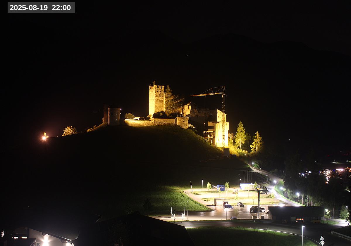Webcam Burg Heinfels, 2025-08-19 22:00 Uhr