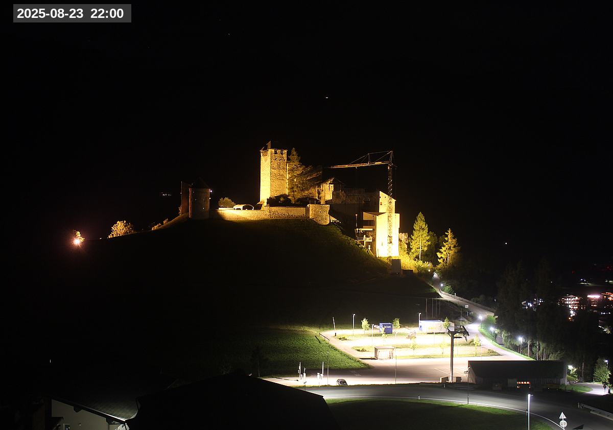 Webcam Burg Heinfels, 2025-08-23 22:00 Uhr