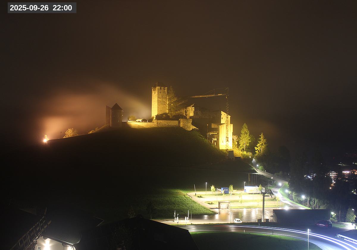Webcam Burg Heinfels, 2025-09-26 22:00 Uhr