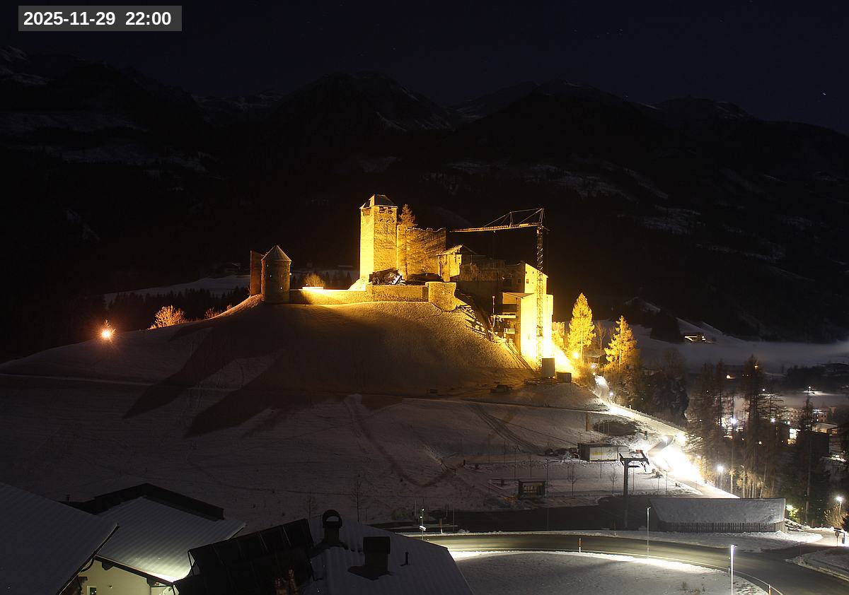 Webcam Burg Heinfels, 2025-11-29 22:00 Uhr