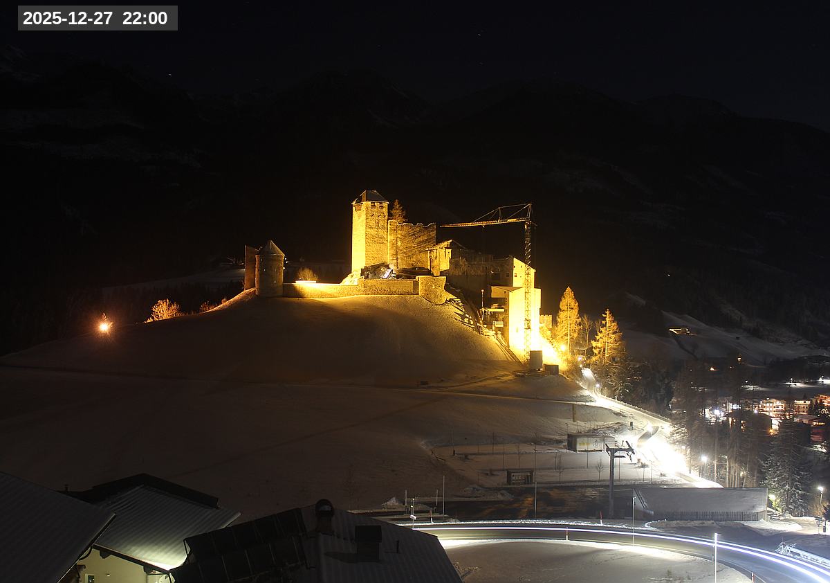 Webcam Burg Heinfels, 2025-12-27 22:00 Uhr
