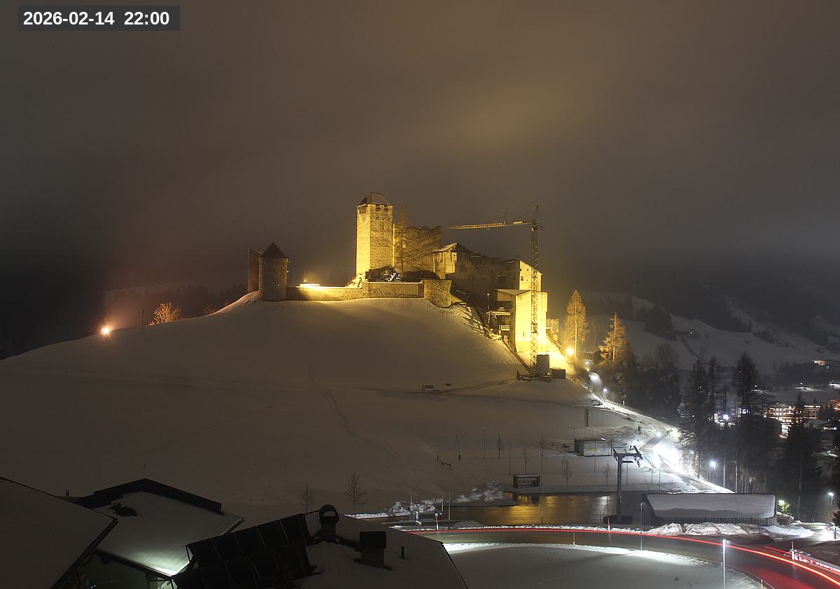 Webcam Burg Heinfels, 2026-02-14 22:00 Uhr